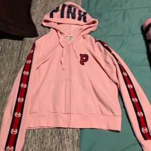 Victoria  Secret Pink Zip Up Hoodie